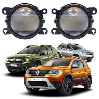 Светодиодные противотуманные фары Renault Duster I/II [2010-н.в.] Sraight Premium F4