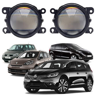 Светодиодные противотуманные фары Renault Grand Scenic II/III/IV [2003-н.в.] Sraight Premium F4