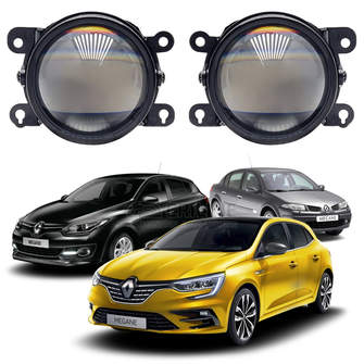 Светодиодные противотуманные фары Renault Megane II/III/IV [2002-н.в.] Sraight Premium F4