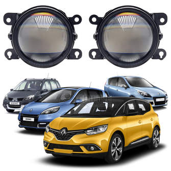 Светодиодные противотуманные фары Renault Scenic II/III/IV [2003-н.в.] Sraight Premium F4