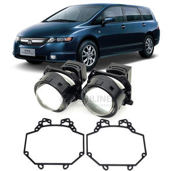 Линзы для фар Honda Odyssey III (RB) [2003-2008] для замены на светодиодные Би-ЛЕД модули