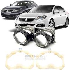 Линзы для фар Renault Latitude III (L70) [2010-2015] AFS для замены на светодиодные Би-ЛЕД модули