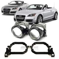 Линзы для фар Audi TT II (8J) [2006-2014] для замены на светодиодные Би-ЛЕД модули