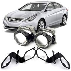 Линзы для фар Hyundai Sonata VI (YF) [2010-2013] для замены на светодиодные Би-ЛЕД модули