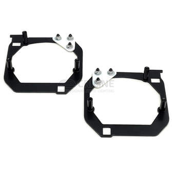 Переходные рамки Toyota Land Cruiser XI (J200) 2-й рестайл [2015-2021] HiBeam под линзы Hella 3r/5r, Би-Лед
