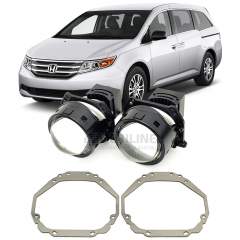 Линзы для фар Honda Odyssey V (RC) дорестайл [2013-2017] базовая комплектация для замены на светодиодные Би-ЛЕД модули