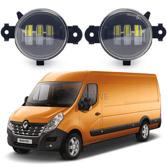 Светодиодные противотуманные фары 60 Ватт Renault Master III дорестайл [2010-2020]