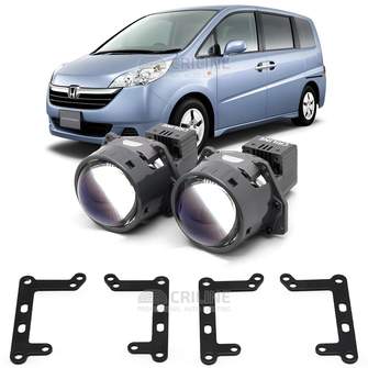 Линзы для фар Honda Stepwgn III (RG) [2005-2009] для замены на светодиодные Би-ЛЕД модули