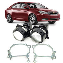 Линзы для фар Geely Emgrand EC7 I дорестайл [2009-2017] для замены на светодиодные Би-ЛЕД модули