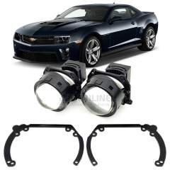 Линзы для фар Chevrolet Camaro V дорестайл [2008-2014] для замены на светодиодные Би-ЛЕД модули