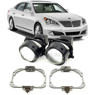 Линзы для фар Hyundai Equus II дорестайл [2010-2013] AFS для замены на светодиодные Би-ЛЕД модули