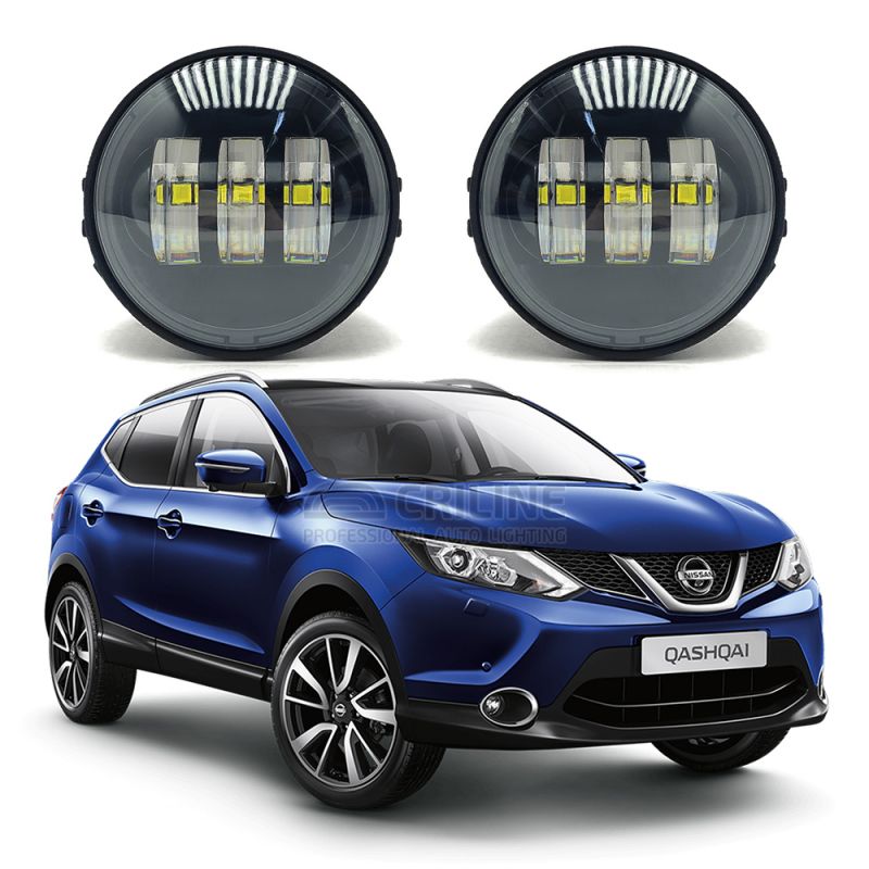 Светодиодные противотуманные фары Nissan Qashqai II (J11) [2013-2019 ...