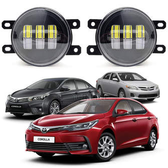 Светодиодные противотуманные фары Toyota Corolla X/XI (E150/E180) [2007-2019] 3 линзы