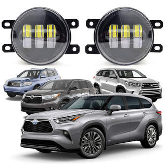 Светодиодные противотуманные фары Toyota Highlander III/IV (XU50/XU70) [2013-н.в.] 3 линзы