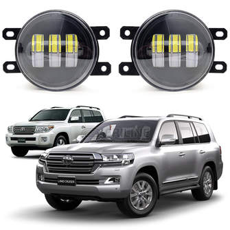 Светодиодные противотуманные фары Toyota Land Cruiser XI (J200) 2-й рестайл [2015-2021] 3 линзы