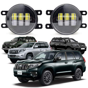 Светодиодные противотуманные фары Toyota Land Cruiser Prado IV (J150) [2009-2023] 3 линзы