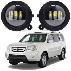 Светодиодные противотуманные фары Honda Pilot II дорестайл [2008-2011] 3 линзы