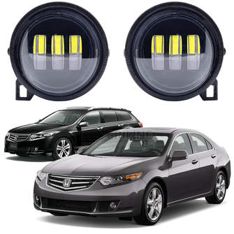 Светодиодные противотуманные фары Honda Accord VIII дорестайл [2007-2011] 3 линзы