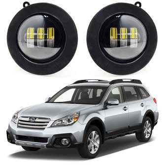Светодиодные противотуманные фары Subaru Outback IV BR рестайл [2012-2015] 3 линзы