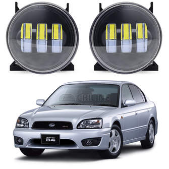 Светодиодные противотуманные фары Subaru Legacy B4 III (BE/BH) рестайл [2001-2003] 3 линзы