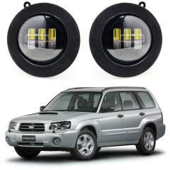 Светодиодные противотуманные фары Subaru Forester II SG дорестайл [2002-2005] 3 линзы