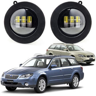 Светодиодные противотуманные фары Subaru Outback III BP [2003-2009] 3 линзы