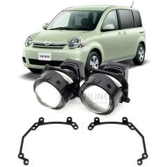Линзы для фар Toyota Sienta I (NCP80) рестайл [2011-2015] ксенон для замены на светодиодные Би-ЛЕД модули