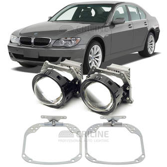 Линзы для фар BMW 7-Series IV (E65) [2005-2009] AFS для замены на светодиодные Би-ЛЕД модули