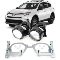 Линзы для фар Toyota RAV4 IV (XA40) рестайл [2015-2019] LED для замены на светодиодные Би-ЛЕД модули