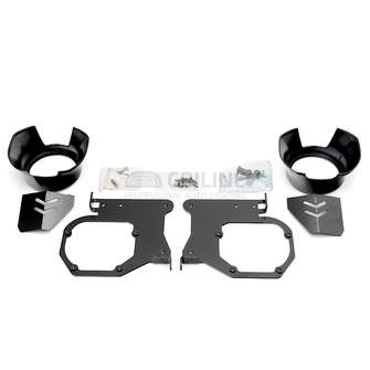 Переходные рамки Geely Monjaro I (KX11) [2021-н.в.] LowBeam под линзы Hella 3r/5r, Би-Лед