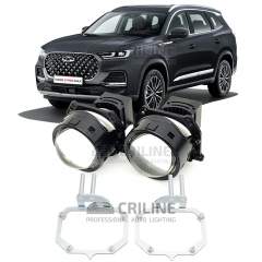 Линзы для фар Chery Tiggo 8 Pro Max I [2021-н.в.] LED AFS для замены на светодиодные Би-ЛЕД модули