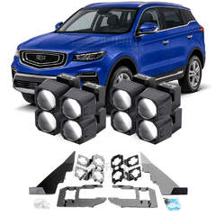 Линзы для фар Geely Atlas Pro I (NL-3) [2019-н.в.] матричная оптика для замены на светодиодные Би-ЛЕД модули