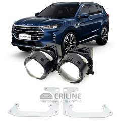 Линзы для фар Jetour X70 Plus I [2020-н.в.] базовая комплектация для замены на светодиодные Би-ЛЕД модули