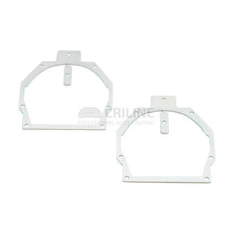 Переходные рамки Toyota Highlander III (XU50) дорестайл [2013-2017] LED под линзы Hella 3r/5r, Би-Лед