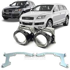 Линзы для фар Audi Q7 I (4L) [2005-2015] для замены на светодиодные Би-ЛЕД модули