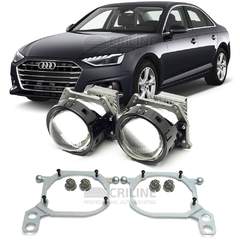 Линзы для фар Audi A4 V (B9) рестайл [2019-н.в.] LED для замены на светодиодные Би-ЛЕД модули