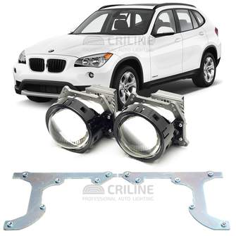 Линзы для фар BMW X1 I (E84) [2009-2015] LowBeam для замены на светодиодные Би-ЛЕД модули