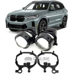 Линзы для фар BMW X3 III (G01) рестайл [2021-н.в.] внутренняя для замены на светодиодные Би-ЛЕД модули