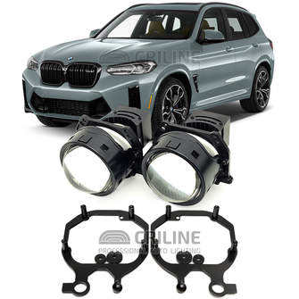 Линзы для фар BMW X3 III (G01) рестайл [2021-н.в.] внутренняя для замены на светодиодные Би-ЛЕД модули