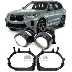 Линзы для фар BMW X3 III (G01) рестайл [2021-н.в.] внешняя для замены на светодиодные Би-ЛЕД модули