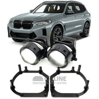 Линзы для фар BMW X3 III (G01) рестайл [2021-н.в.] внешняя для замены на светодиодные Би-ЛЕД модули