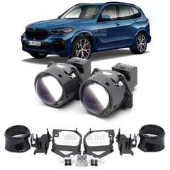 Линзы для фар BMW X5 IV (G05) дорестайл [2018-н.в.] HiBeam для замены на светодиодные Би-ЛЕД модули