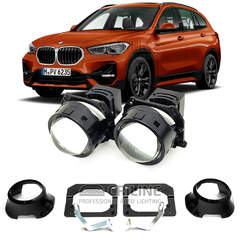 Линзы для фар BMW X1 II (F48) рестайл [2019-2023] HiBeam для замены на светодиодные Би-ЛЕД модули