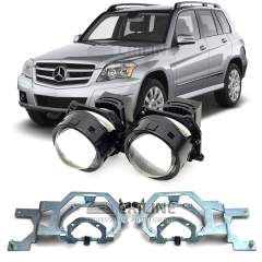 Линзы для фар Mercedes-Benz GLK-Class I (X204) дорестайл [2008-2012] AFS для замены на светодиодные Би-ЛЕД модули