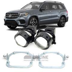 Линзы для фар Mercedes-Benz GLS-Class I (X166) [2015-2020] галоген для замены на светодиодные Би-ЛЕД модули