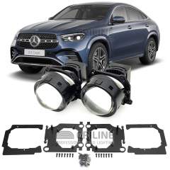 Линзы для фар Mercedes-Benz GLE Coupe II (C167) дорестайл [2019-2023] HiBeam для замены на светодиодные Би-ЛЕД модули