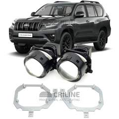 Линзы для фар Toyota Land Cruiser Prado IV (J150) 2й рестайл [2017-2022] LED для замены на светодиодные Би-ЛЕД модули
