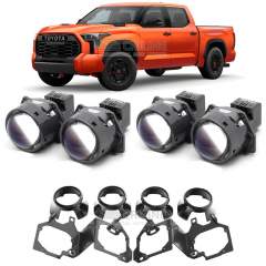 Линзы для фар Toyota Tundra III (XK70) дорестайл [2021-н.в.] LED рефлектор для замены на светодиодные Би-ЛЕД модули