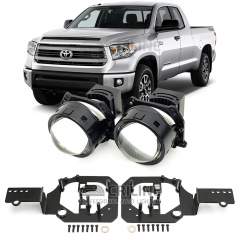 Линзы для фар Toyota Tundra II (XK50) 2-й рестайл [2013-2022] LED рефлектор для замены на светодиодные Би-ЛЕД модули