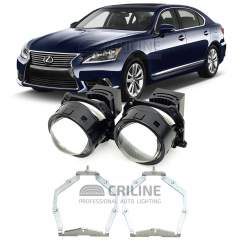 Линзы для фар Lexus LS460 IV (XF40) 2-й рестайл [2012-2017] для замены на светодиодные Би-ЛЕД модули